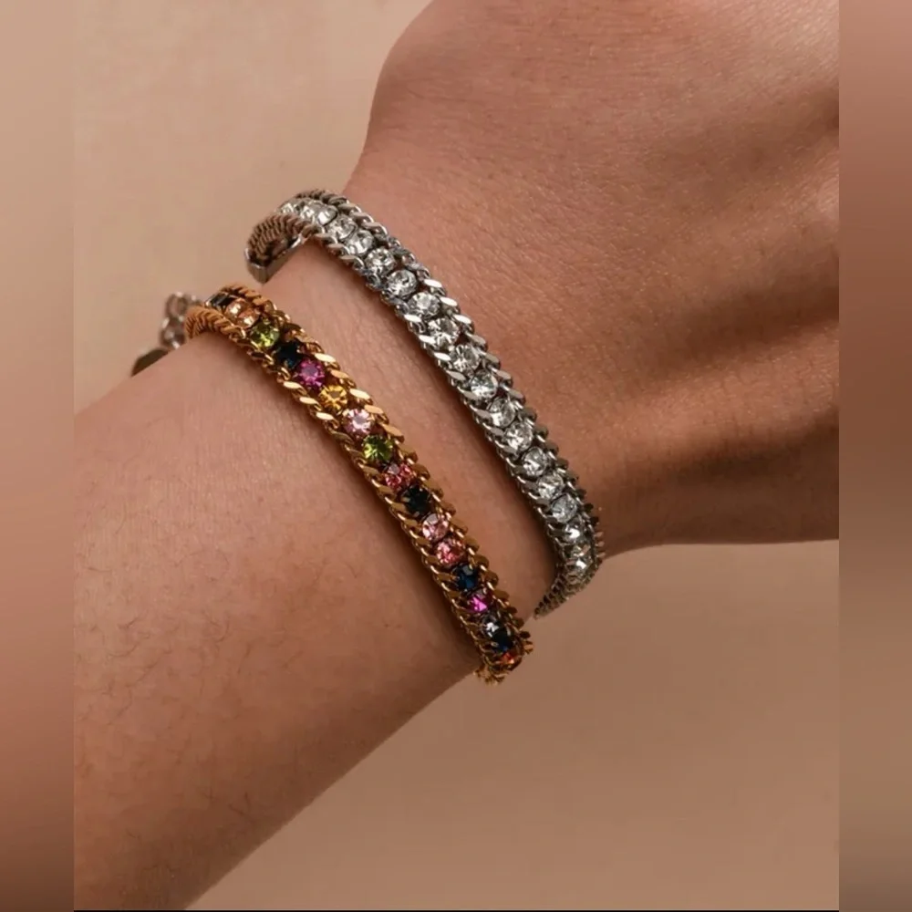 Multicolor Tennis Bracelet